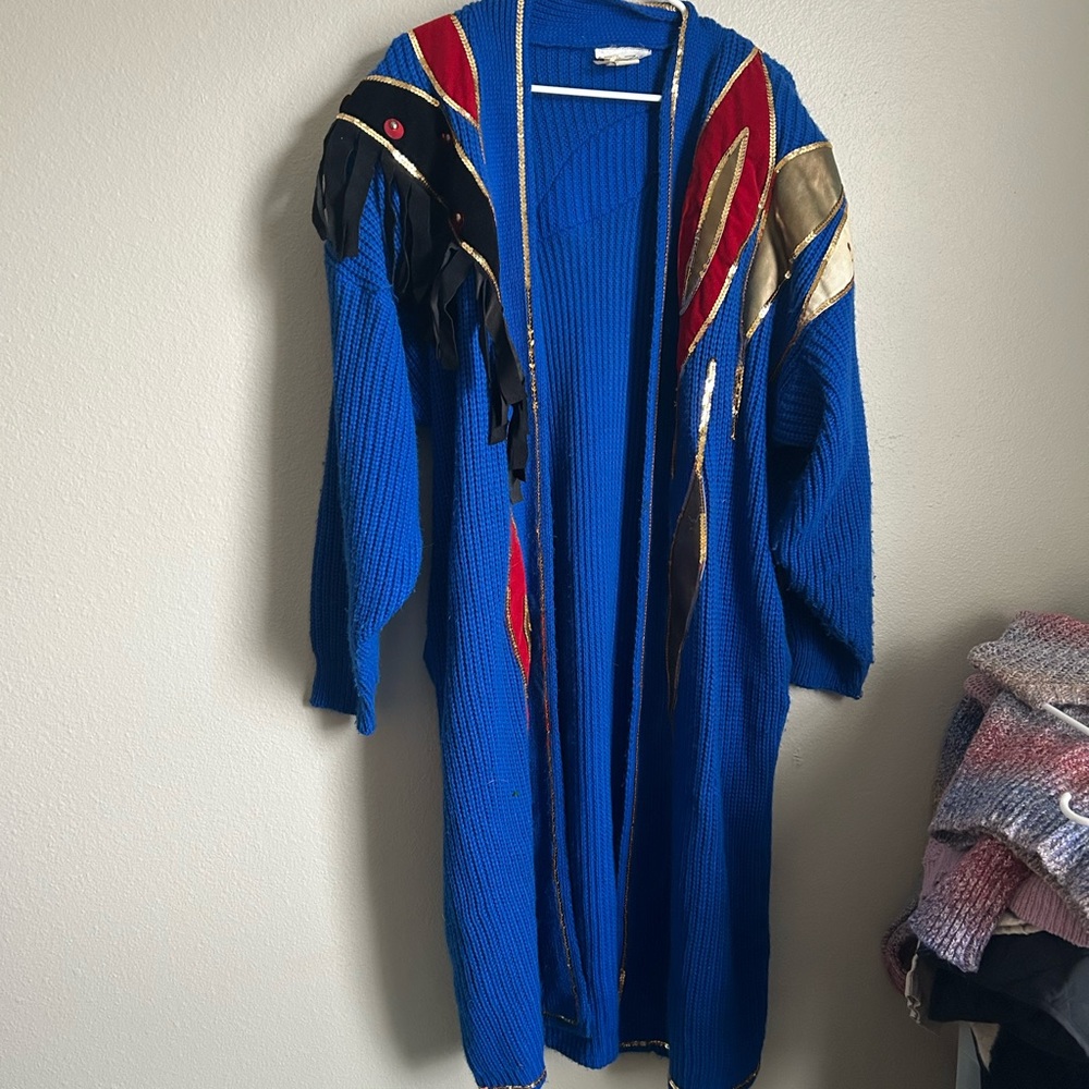 Vintage Zig Zag USA Made cardigan